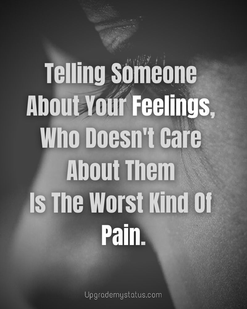 310+ Heart Broken Sad Status For WhatsApp Facebook Instagram In