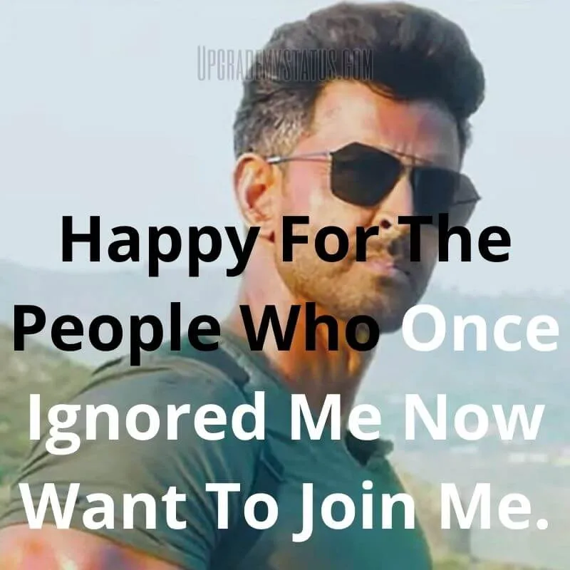 Image of Indian actor with latest attitude status quote