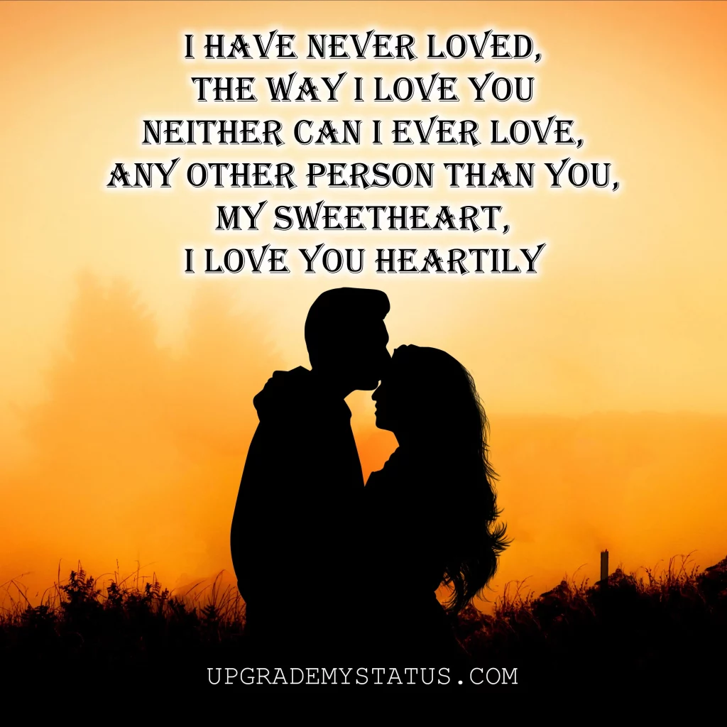 Feeling Love Status - Love Feeling Express Quotes